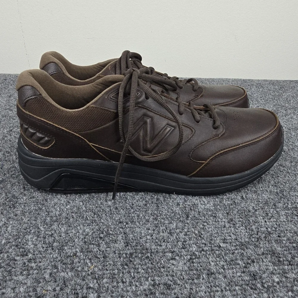New Balance 928v3 Brown Leather Walking Shoes Mens Size 10 Rollbar MW928BR3